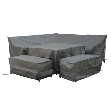 Bramblecrest 8 Seater Square Dining Set Protective Covers