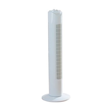 Daewoo Slimline Tower Fan, 32in - White