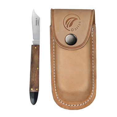 Darlac DP342 Grafting/Budding Knife & DP1144 Expert Leather Knife Pouch Bundle