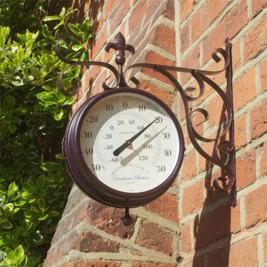 Smart Garden Outside In Double Sided Marylebone Station Clock