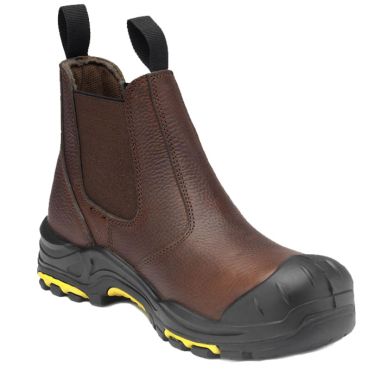 JCB Men's Safety Dealer Work Boots - Brown 