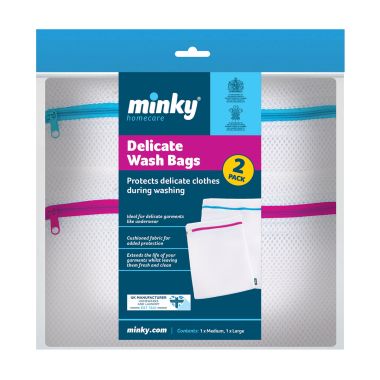 Minky Delicates Wash Bag - 2 Pack