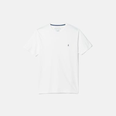 Joules Men's Denton Jersey T-Shirt - White