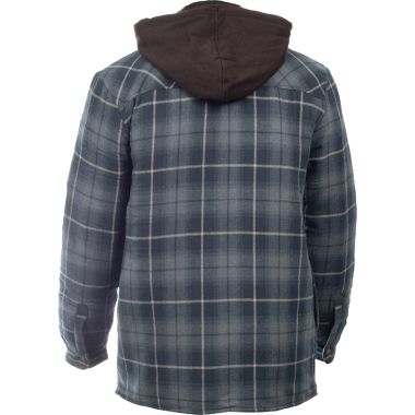  Dickies Men's Hooded Shirt Jacket - Navy