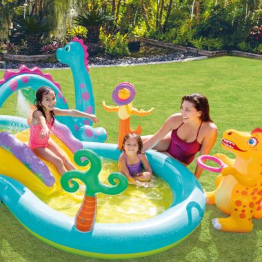 Intex Dinoland Inflatable Play Centre - 112cm x 229cm x 302cm