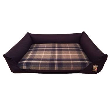 GB Pet Beds Dog Sofa Bed – St Ives Check