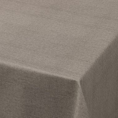 Doreen Preston & Son Round PVC Table Cover, 137cm - Grey Linen