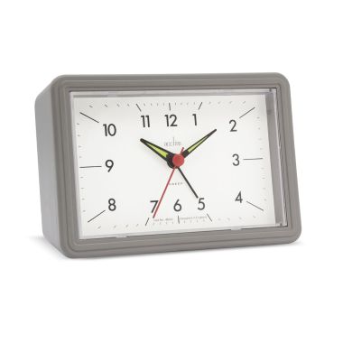 Acctim Drake Alarm Clock - Grey