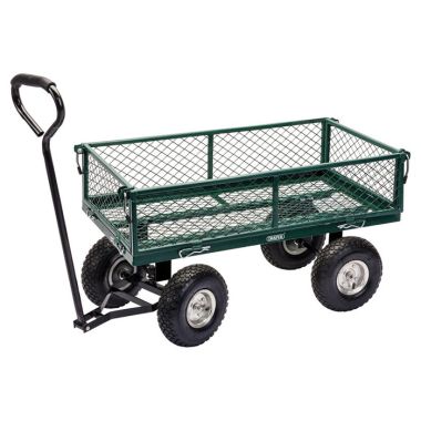 Draper Steel Mesh Gardener's Cart - Green
