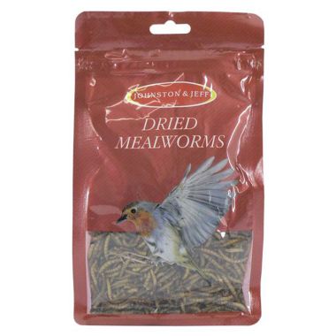 Johnston & Jeff Dried Mealworms – 100g