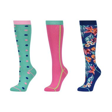 Dublin Socks, Pack of 3 - Tropical