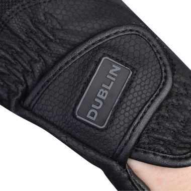 Dublin Mesh Panel Riding Gloves – Black 