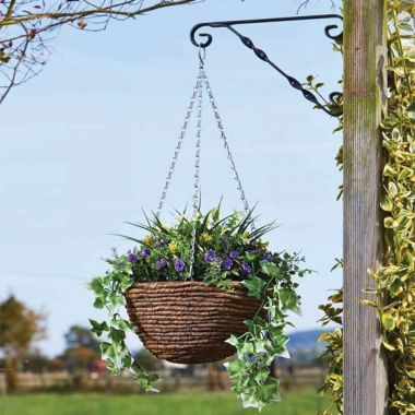 Smart Garden Easy Basket – Purple and Yellow, 12in