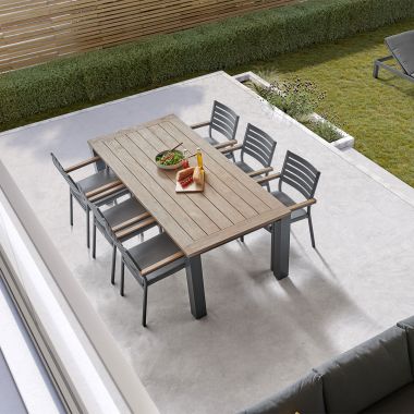 Kettler Elba Signature 6 Seater Dining Garden Furniture Set