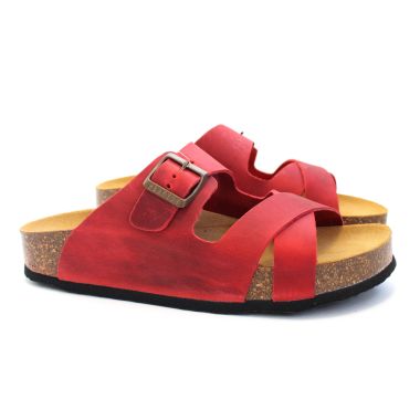 Plakton Women's Elche Mid Apure Sandals - Rojo