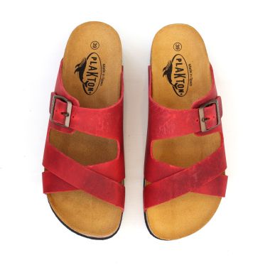 Plakton Women's Elche Mid Apure Sandals - Rojo