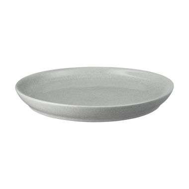 Denby Elements Coupe Dinner Plate – Light Grey