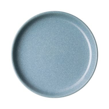 Denby Elements Coupe Medium Plate – Blue Alt