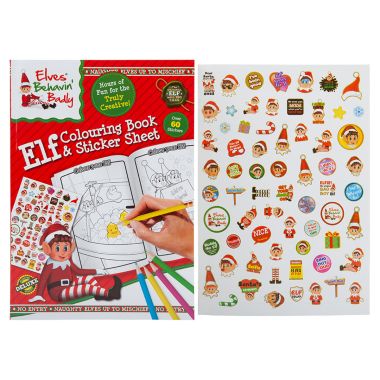 Elf Colouring Book with Stickers 