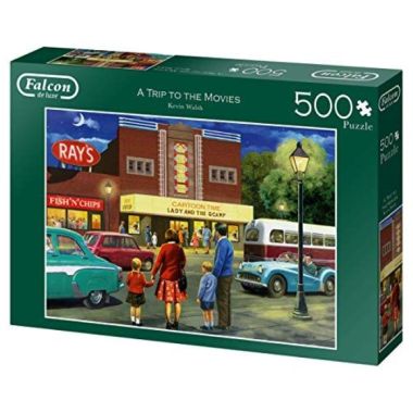 A Trip to the Movies Jigsaw Puzzle by Falcon – 500 Piece