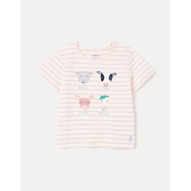Joules Baby Tate T-shirt – Pink Farm