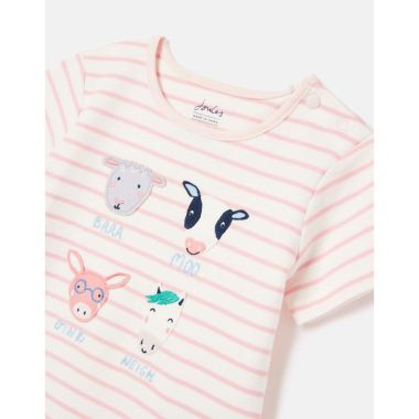 Joules Baby Tate T-shirt – Pink Farm
