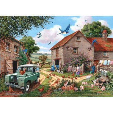 House Of Puzzles Big 500 The Kinkell Collection MC318 Farmers Wife Jigsaw Puzzle - 500 Piece
