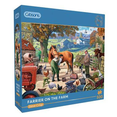 Gibsons Farrier on the Farm Jigsaw Puzzle - 500 Piece