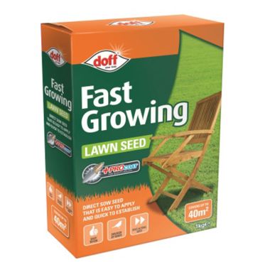 Doff Fast Growing Lawn Seed - 1kg 
