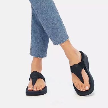 FitFlop Women’s Walkstar Toe-Post Sandals – Midnight Navy
