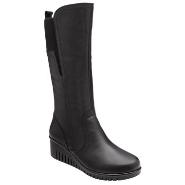 Lotus Women's Fitzgerald Leather Long Boot - Black