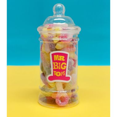Mr Big Tops Jar of Fizzy Dummies Sweets – 500ml