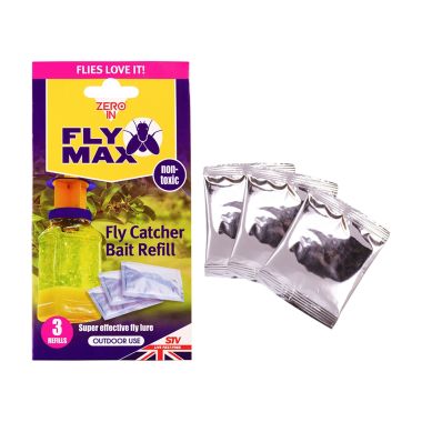 Zero In Fly Max Fly Catcher Bait Refill - 3 Pack