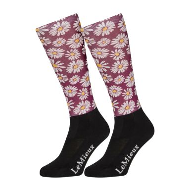 LeMieux Women’s Footsie Socks - Daisies
