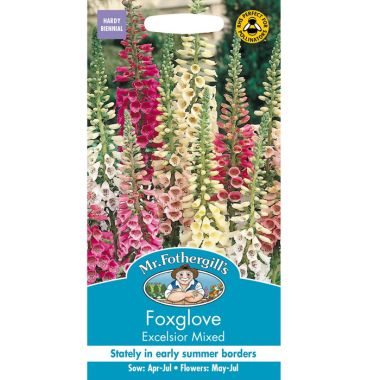 Mr Fothergill's Mixed Foxglove Excelsior Seeds
