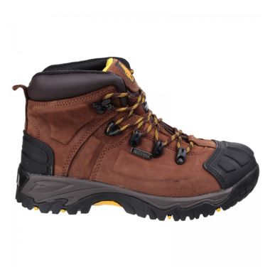 Amblers Men's FS39 Steel Safety Boots - Crazy Horse Brown 