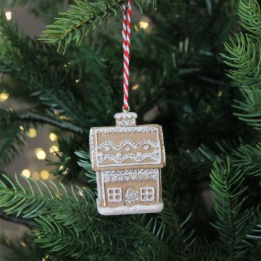 Gingerbread House Hanging Christmas Decoration - 6cm