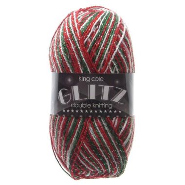King Cole DK Glitz Wool, 290m - Christmas