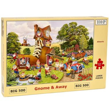 House Of Puzzles Big 500 The Allsortz Collection MC483 Gnome And Away Jigsaw Puzzle - 500 Piece