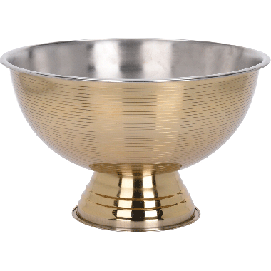 Stainless Steel Footed Bowl - Gold