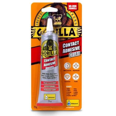 Gorilla Contact Adhesive, 75g - Clear