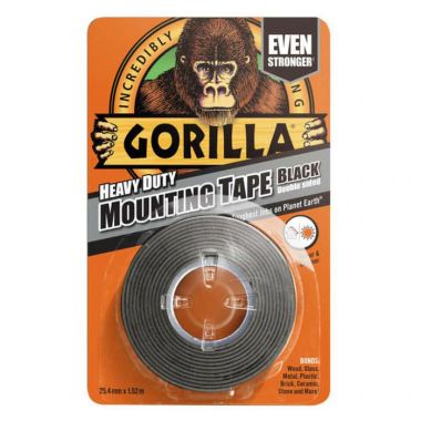 Gorilla Mounting Tape, 1.52m - Black