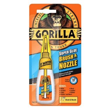 Gorilla Super Glue Brush & Nozzle - 10g