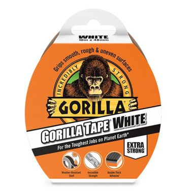 Gorilla Tape, 10m - White