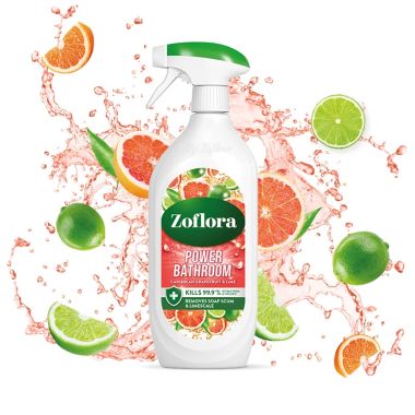 Zoflora Power Bathroom Disinfectant Cleaner, 800ml - Caribbean Grapefruit & Lime