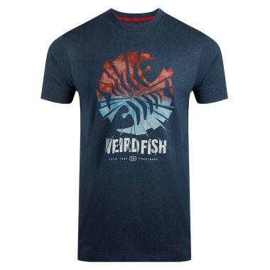 Weird Fish Men's Shatter Graphic T-shirt - Federal Blue