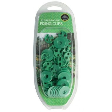 Garland Greenhouse Fixing Clip - 30 Pack 
