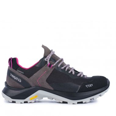 Grisport Women’s Trident Low Walking Shoes – Grey / Pink