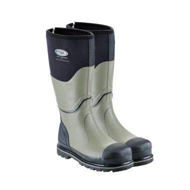 Grubs Ceramic 5.0 Full Safety Wellington Boots - Black/Grey
