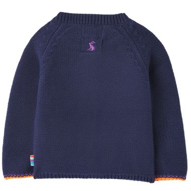 Joules Baby Dorrie Knitted Cardigan – Navy Gruffalo